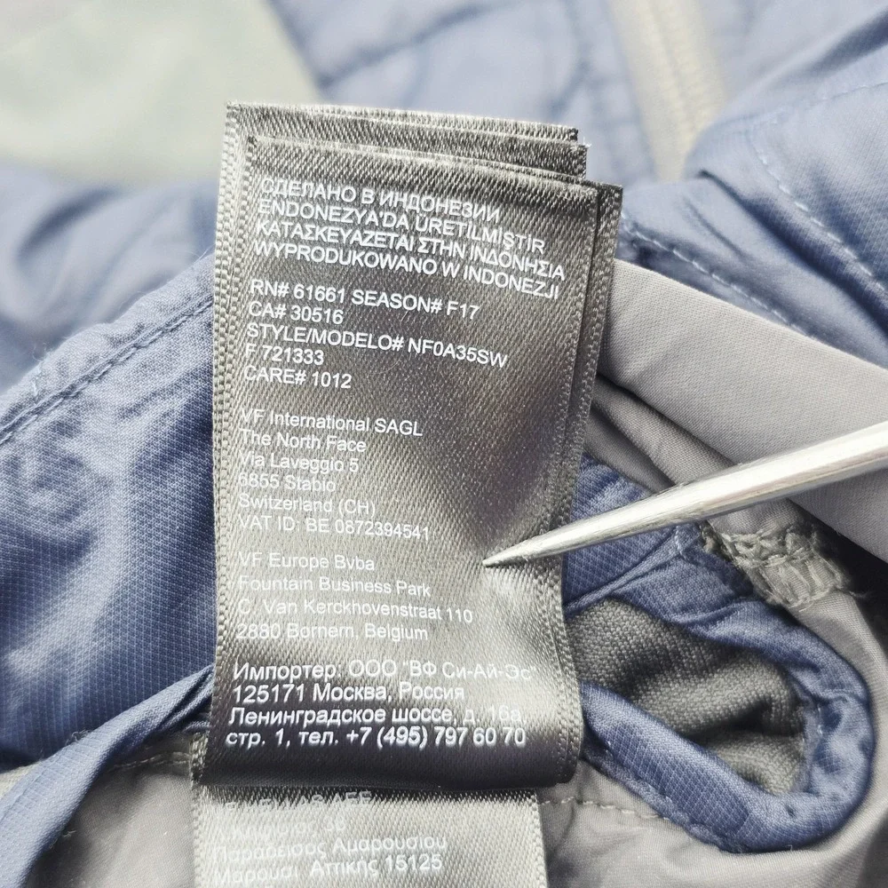 The North Face Thermoball‎ Active Jacket Men's XL Blue Hybrid Running NF0A35SW